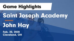 Saint Joseph Academy vs John Hay  Game Highlights - Feb. 20, 2020