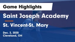 Saint Joseph Academy vs St. Vincent-St. Mary  Game Highlights - Dec. 2, 2020