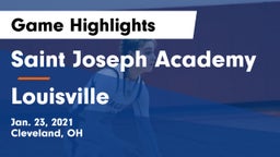 Saint Joseph Academy vs Louisville  Game Highlights - Jan. 23, 2021