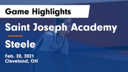 Saint Joseph Academy vs Steele  Game Highlights - Feb. 20, 2021