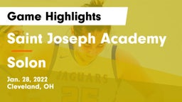 Saint Joseph Academy vs Solon  Game Highlights - Jan. 28, 2022