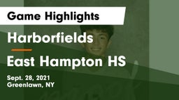 Harborfields  vs East Hampton HS Game Highlights - Sept. 28, 2021