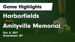 Harborfields  vs Amityville Memorial  Game Highlights - Oct. 8, 2021