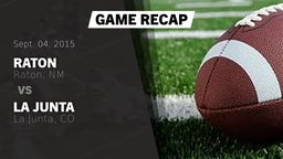 Recap: Raton  vs. La Junta  2015