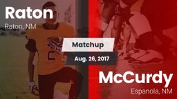 Matchup: Raton  vs. McCurdy  2017