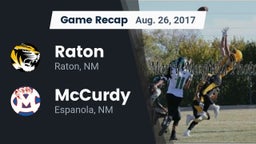Recap: Raton  vs. McCurdy  2017