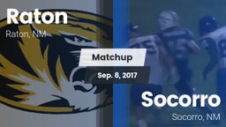 Matchup: Raton  vs. Socorro  2017