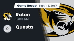 Recap: Raton  vs. Questa 2017