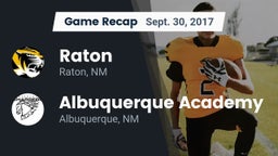Recap: Raton  vs. Albuquerque Academy  2017