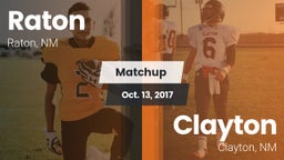 Matchup: Raton  vs. Clayton  2017