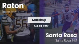 Matchup: Raton  vs. Santa Rosa  2017