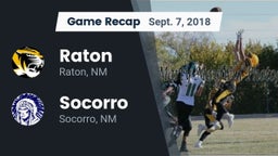 Recap: Raton  vs. Socorro  2018