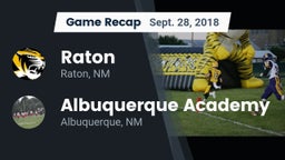 Recap: Raton  vs. Albuquerque Academy 2018