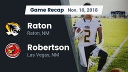 Recap: Raton  vs. Robertson  2018