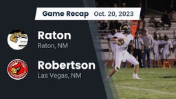 Recap: Raton  vs. Robertson  2023