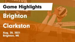 Brighton  vs Clarkston  Game Highlights - Aug. 28, 2021