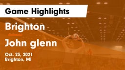 Brighton  vs John glenn Game Highlights - Oct. 23, 2021