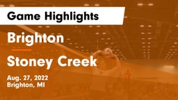 Brighton  vs Stoney Creek  Game Highlights - Aug. 27, 2022