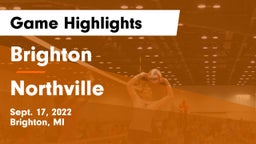 Brighton  vs Northville  Game Highlights - Sept. 17, 2022