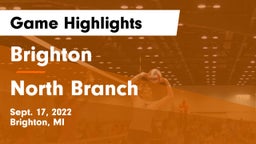 Brighton  vs North Branch  Game Highlights - Sept. 17, 2022