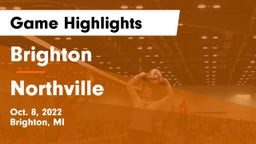 Brighton  vs Northville  Game Highlights - Oct. 8, 2022