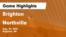 Brighton  vs Northville Game Highlights - Aug. 24, 2023