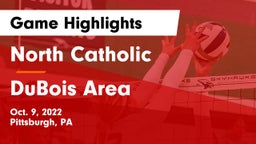 North Catholic  vs DuBois Area  Game Highlights - Oct. 9, 2022