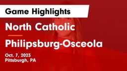 North Catholic  vs Philipsburg-Osceola  Game Highlights - Oct. 7, 2023