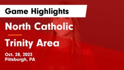 North Catholic  vs Trinity Area  Game Highlights - Oct. 28, 2023