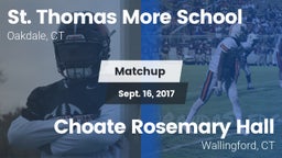 Matchup: St. Thomas More vs. Choate Rosemary Hall  2017