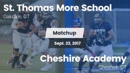 Matchup: St. Thomas More vs. Cheshire Academy  2017