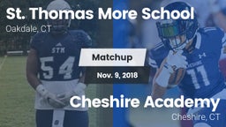 Matchup: St. Thomas More vs. Cheshire Academy  2018