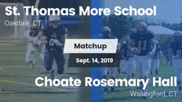Matchup: St. Thomas More vs. Choate Rosemary Hall  2019