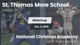 Matchup: St. Thomas More vs. National Christian Academy  2019