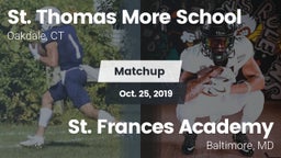 Matchup: St. Thomas More vs. St. Frances Academy  2019