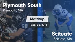 Matchup: Plymouth South High vs. Scituate  2016