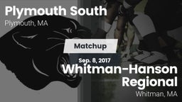 Matchup: Plymouth South High vs. Whitman-Hanson Regional  2017