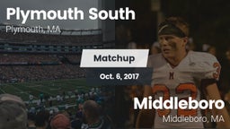 Matchup: Plymouth South High vs. Middleboro  2017