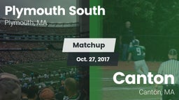Matchup: Plymouth South High vs. Canton   2017