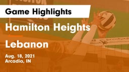 Hamilton Heights  vs Lebanon  Game Highlights - Aug. 18, 2021