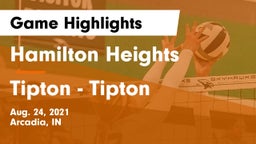 Hamilton Heights  vs Tipton  - Tipton Game Highlights - Aug. 24, 2021
