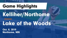 Kelliher/Northome  vs Lake of the Woods  Game Highlights - Oct. 8, 2019