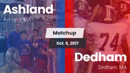 Matchup: Ashland  vs. Dedham  2017