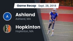 Recap: Ashland  vs. Hopkinton  2018