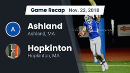 Recap: Ashland  vs. Hopkinton  2018