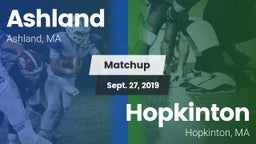 Matchup: Ashland  vs. Hopkinton  2019