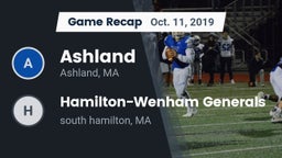 Recap: Ashland  vs. Hamilton-Wenham Generals 2019