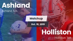 Matchup: Ashland  vs. Holliston  2019