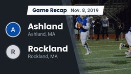 Recap: Ashland  vs. Rockland   2019