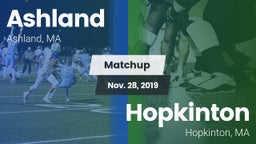 Matchup: Ashland  vs. Hopkinton  2019